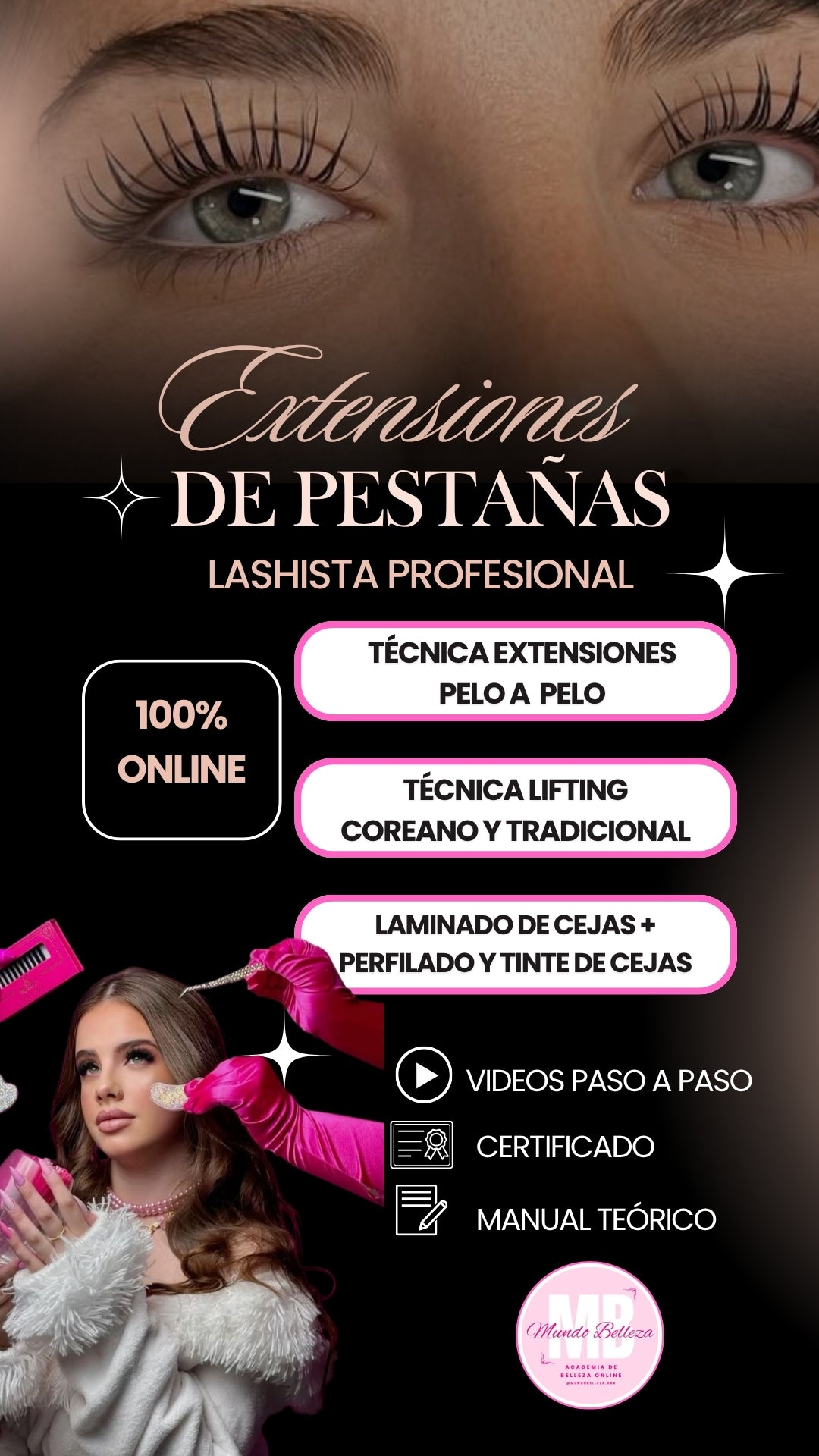 Lashista Profesional y Laminado de cejas